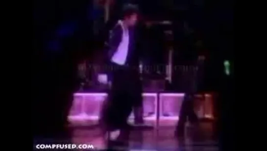 The moonwalk of Michael Jackson