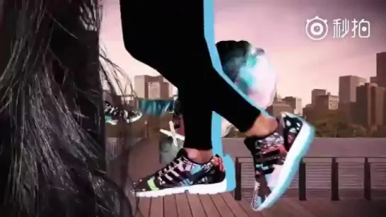 Adidas Originals ZX Flux ad with Kris WuYiFan