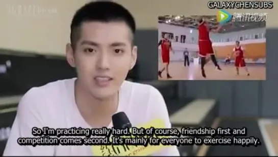 [ENG SUB] 160212 Wu Yifan in Grazias interview for NBA All Star Match