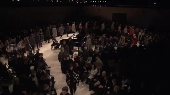 Kris Wu closes the Burberry January 2016 Menswear Show