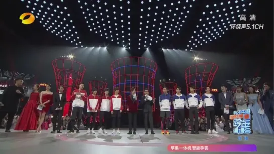 📹 151231 #Kris #WuYifan ,TFboys running race-Hunan TV Countdown