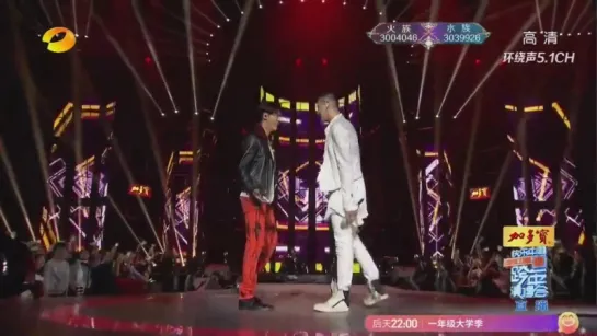 📹 151231 #Kris #WuYifan and William Chan-dance battle and Everybody performance @ HunanTV