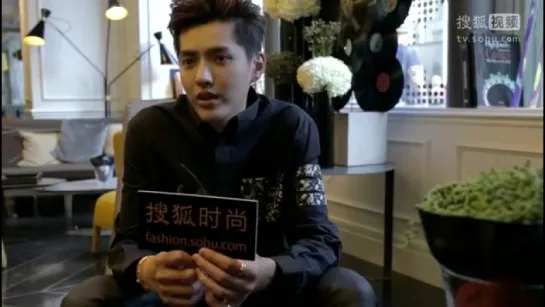 150814 Wu Yi Fan @ SOHU Givenchy Hommes Paris Interview