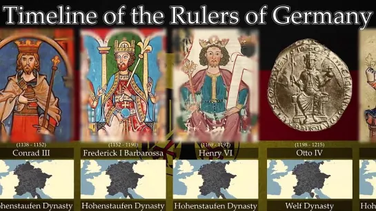 Timeline of the Rulers of Germany 843-2020