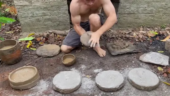 Primitive Technology_ Purifying Clay By Sedimentation and Making Pots