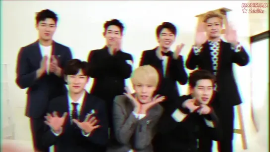 [RUS.SUB|VK][22.04.2015]MONSTA X|GREETING VIDEO FOR AFREECA TV