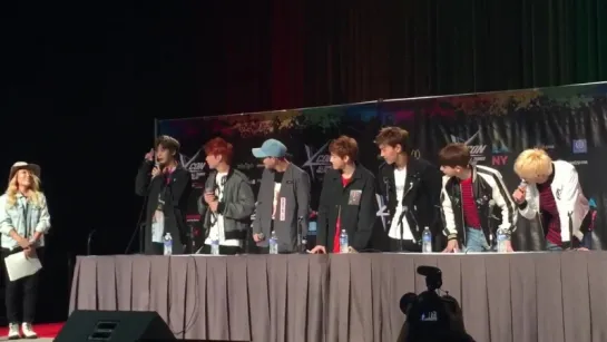 [FC|VK][01.08.2015] Monsta X press conference KCON2015 (by @kconusa)