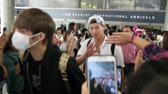 [FC|VK][31.07.2015] Monsta X LAX Airport