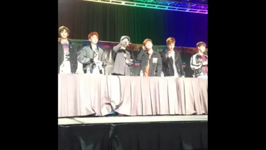 [FC|VK][01.08.2015] Monsta X press conference KCON2015 (by @kconusa)