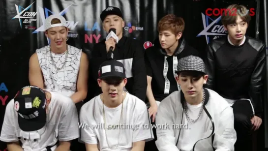 [ENG.SUB|VK][05.08.2015] Monsta X Interview COM2US (KCON15)