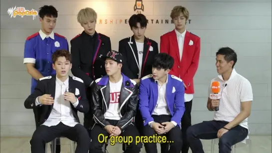 [ENG.SUB|VK][05.08.2015] Monsta X Interview SBS POP ASIA