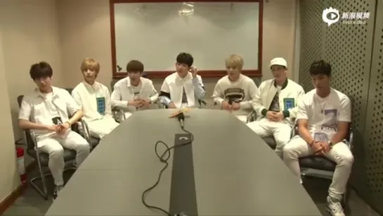 [RAW|VK][06.08.2015] Monsta X Interview Sina Corp