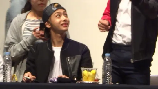 [FC|VK][04.10.2015] Monsta X Fansign Cheongryangri (Hyungwon, Wonho)