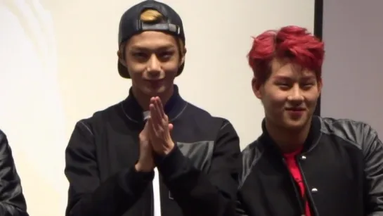 [FC|VK][04.10.2015] Monsta X Fansign Cheongryangri (Hyungwon, Jooheon)