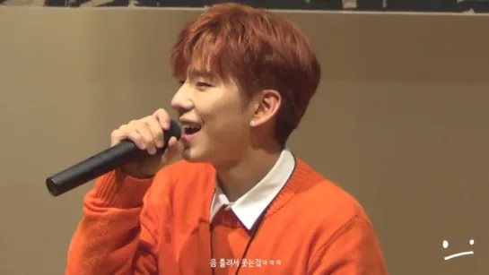 [FC|VK][18.10.2015] Monsta X Fansign Jongno (Kihyun)