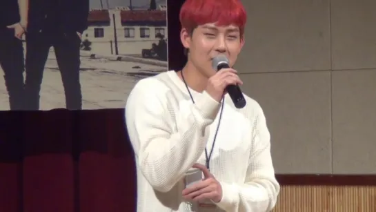 [FC|VK][11.10.2015] Monsta X Fansign Daejeon (Jooheon)