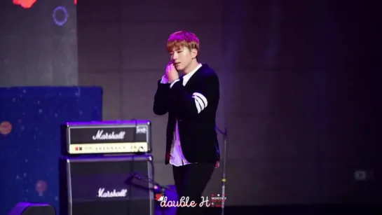 [FC|VK][14.11.2015] Monsta X - Honestly | Yongin concert (Kihyun)