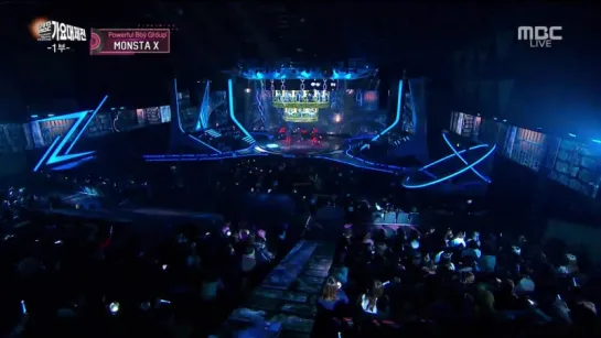 [RAW|VK][31.12.2015] Monsta X - Intro+ Hero @ MBC Gayo Daejejeon