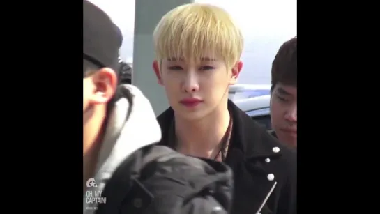 [Fancam][17.03.2017] MONSTA X in Incheon Airport (Wonho)