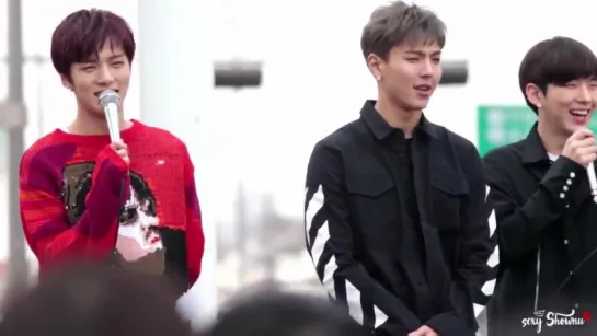 [Fancam][25.03.2017] Mini-fanmeeting Music Core (Shownu)