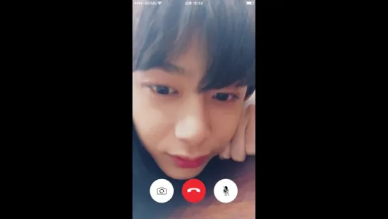 [VK][30.03.2017][Video call] Hyungwon - "You are so beautiful"