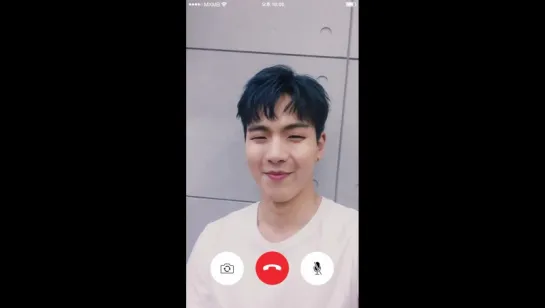 [VK][31.03.2017][Video call] Shownu - "You are so beautiful"