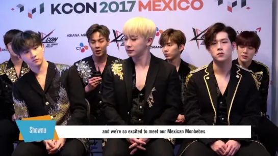 [VK][31.03.2017] KCON MEXICO  Monsta X Talks About Their Charismatic Choreography