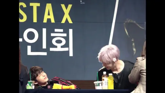 [Fancam][08.04.2017] Jamsil fansign (Hyungwon & Wonho)