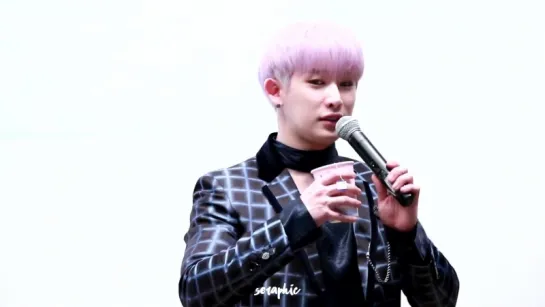 [Fancam][09.04.2017] Bundang Fansign (Wonho)