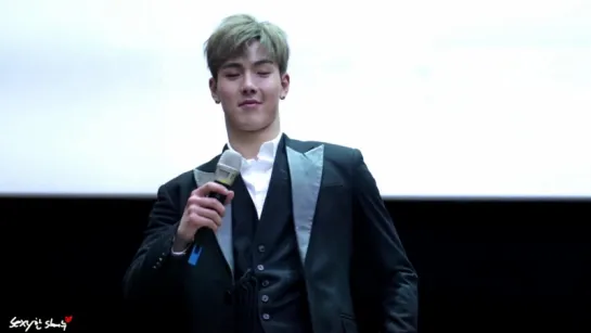 [Fancam][22.04.2017] Gwangju Fansign (Shownu)