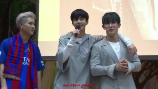 [Fancam][23.06.2017] 1st DVD 'MONTORIES'  Fansign (Hyungwon)