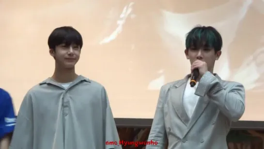 [Fancam][23.06.2017] 1st DVD 'MONTORIES'  Fansign (Hyubgwon, Wonho)