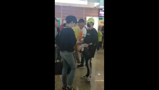 [Fancam][14.08.2017] Monsta X Airport in Moscow