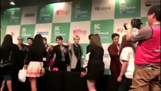 [Fancam][23.09.2017] MONSTA X Meet&Greet KCON 2017 in Australia