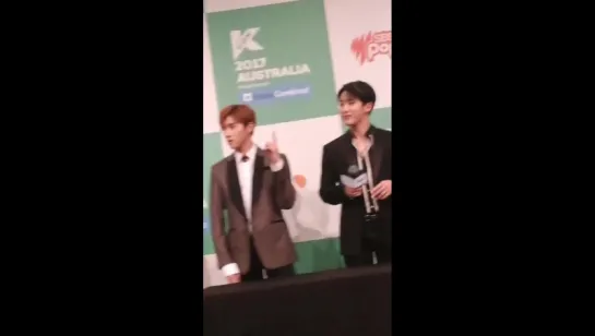 [Fancam][23.09.2017] MONSTA X Meet&Greet KCON 2017 in Australia (Wonho focus)