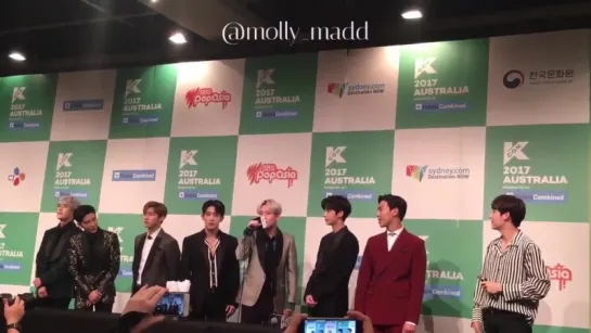 [Fancam][23.09.2017] MONSTA X Meet&Greet KCON 2017 in Australia