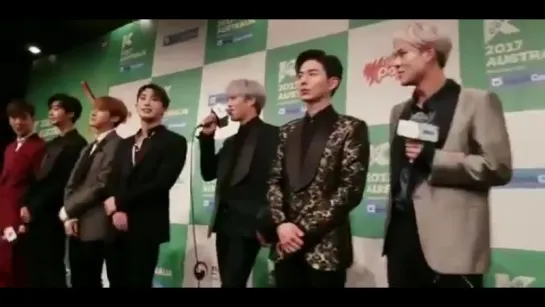 [VK][23.09.2017] MONSTA X Red Carpet KCON 2017 in Australia  @SBS PopAsia FACEBOOK LIVE