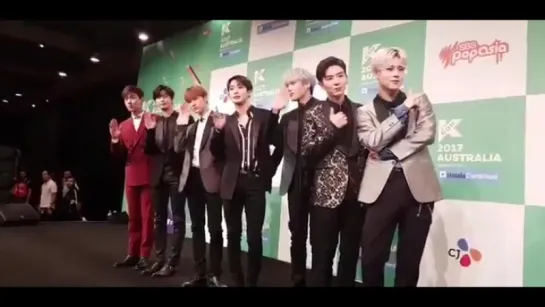 [VK][23.09.2017] MONSTA X Red Carpet KCON 2017 in Australia  @SBS PopAsia FACEBOOK LIVE