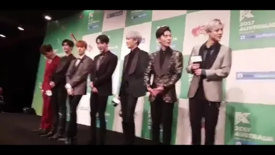 [VK][23.09.2017] MONSTA X Red Carpet KCON 2017 in Australia  @SBS PopAsia FACEBOOK LIVE