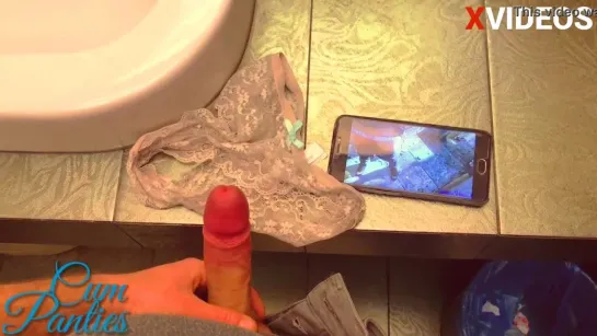 Framed my girlfriend!!! Stole her panties and cum in them секс sperm отсосы минет сперма кончил в рот сиськами