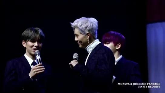 [Fancam][19.11.2017] fansing in Daejeon (Jooheon)