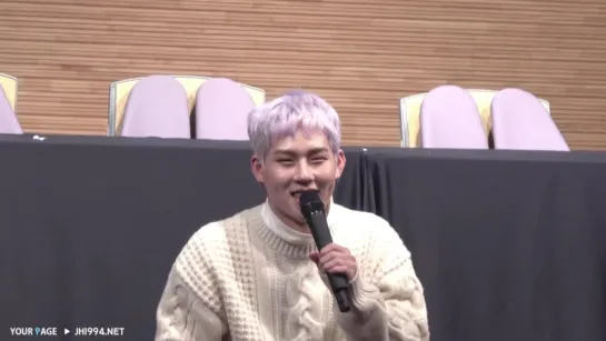 [Fancam][18.11.2017] fansign in Dong Seoul Art Hall (Jooheon)