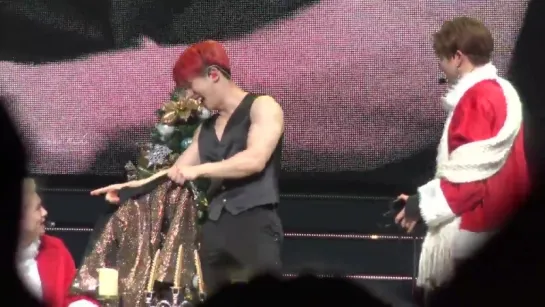 [Fancam][19.12.2017] MONSTA X (Wonho)   @ Christmas party on Japan