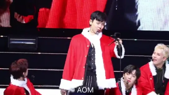 [Fancam][20.12.2017] MONSTA X (Shownu)    @ Christmas party on Japan Day 2