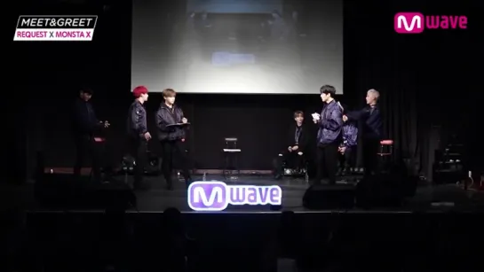 [VK][04.01.2018]  MONSTA X DrawGuess Game @MEET&GREET