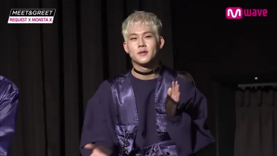 [VK][04.01.2018]  Jooheon sings ‘Lonely Christmas’ @MEET&GREET