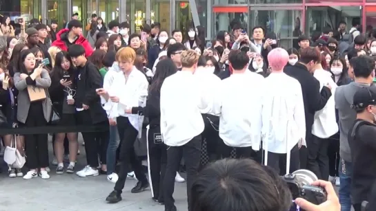 [Fancam][27.03.2018] MONSTA X filming for 1theK 'Run To You' at Sinchon