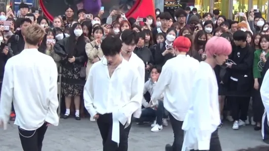 [Fancam][27.03.2018] MONSTA X filming for 1theK 'Run To You' at Sinchon