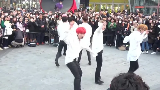 [Fancam][27.03.2018] MONSTA X filming for 1theK 'Run To You' at Sinchon