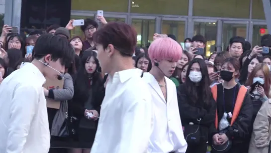 [Fancam][27.03.2018] MONSTA X filming for 1theK 'Run To You' at Sinchon